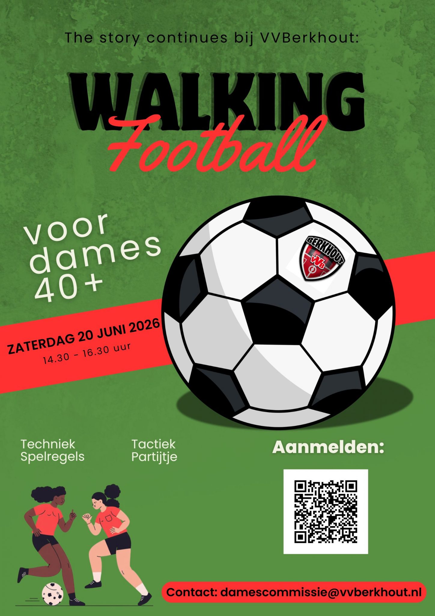 Op herhaling:  Walking Football voor Ladies 40-plus